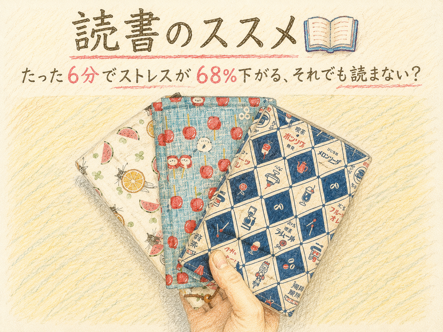 読書のススメ｜たった6分でストレスが68%下がる
